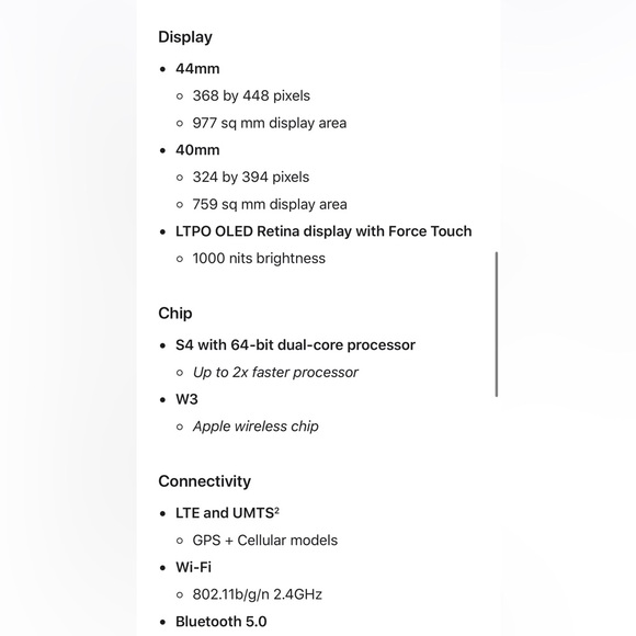 ⌚️NWT APPLE WATCH SERIES 7 45mm SILVER STAINLESS STEEL CASE W/ BLACK BAND - Picture 14 of 16